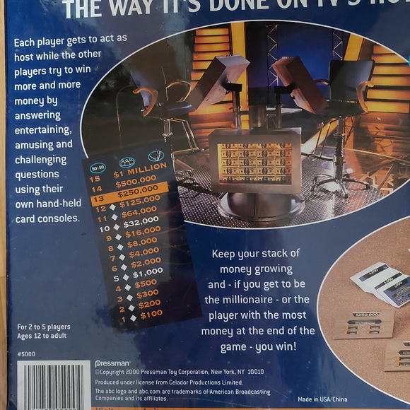 Board Game Who Wants To Be A Millionaire 2000 Sealed - Picture 5 of 6